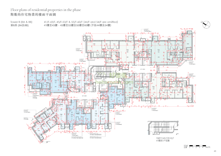 柏傲莊 THE PAVILIA FARM 8座 平面圖