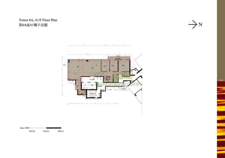 瓏璽 IMPERIAL CULLINAN 第6A座 平面圖