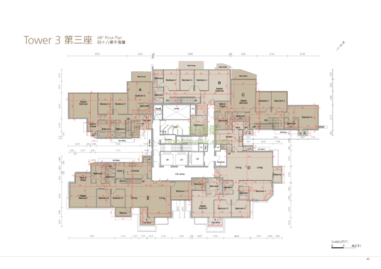 溱岸8號 THE RIVERPARK 3座 平面圖