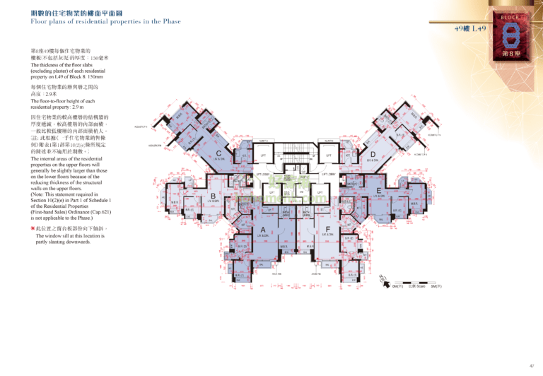 環宇海灣 CITY POINT 2期 8座 平面圖