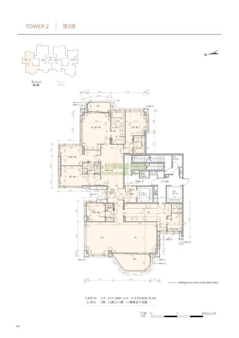 深水灣徑8號 8 Deep Water Bay Drive 2座 平面圖