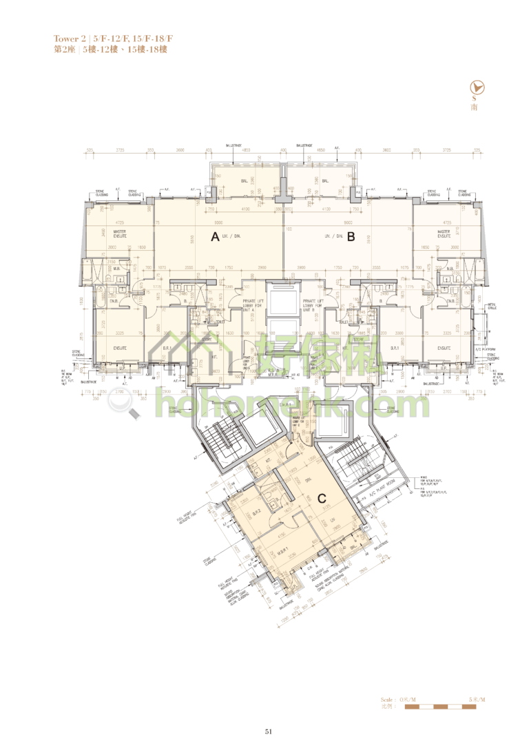 ST. GEORGE'S MANSIONS 2座 平面圖