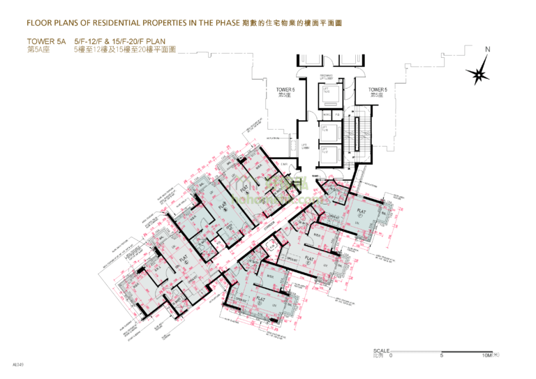 海璇 VICTORIA HARBOUR 1B期 5A座 平面圖