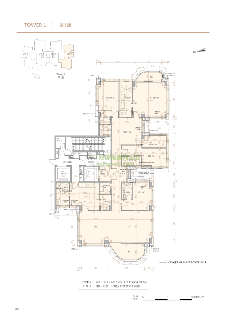 深水灣徑8號 8 Deep Water Bay Drive 1座 平面圖