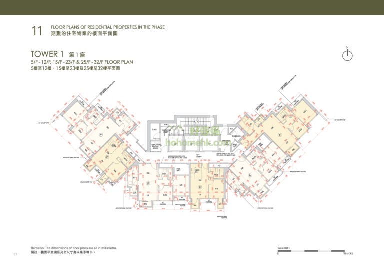 朗城滙 SOL CITY 第2期 1座 平面圖