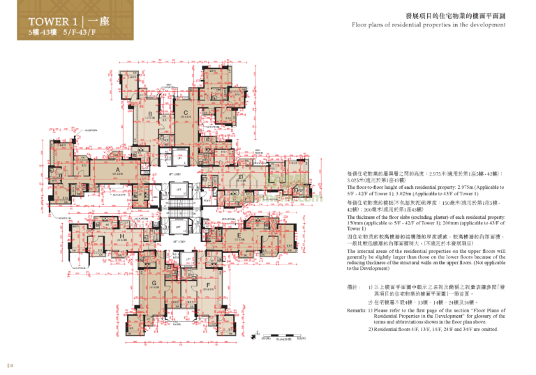 峻瀅II THE BEAUMOUNT II 1座 平面圖