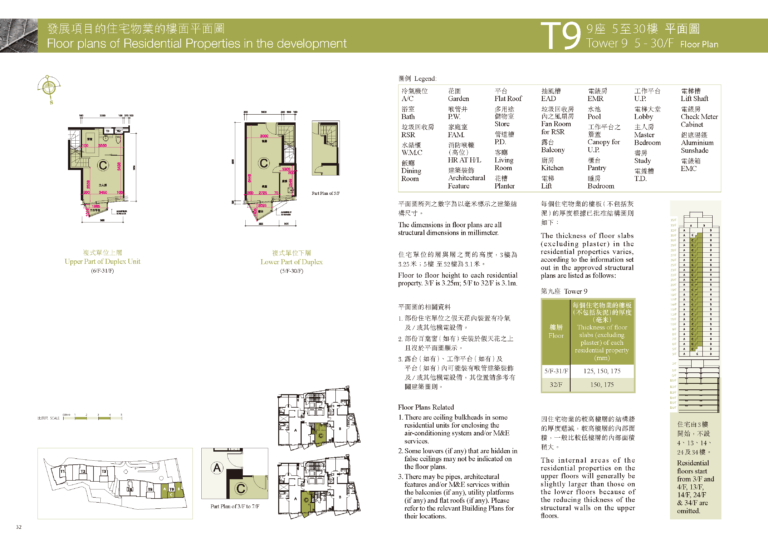 深灣9號 MARINELLA 9座 平面圖