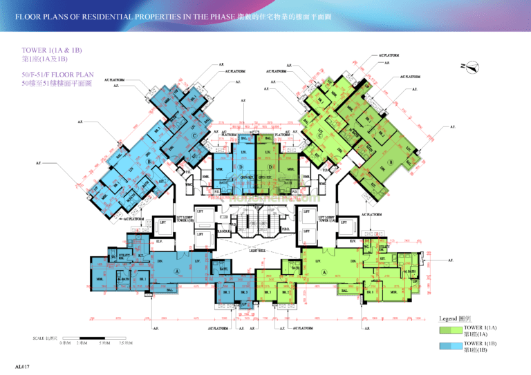 日出康城 LOHAS PARK 第IVA期 PHASE IVA 1座 平面圖