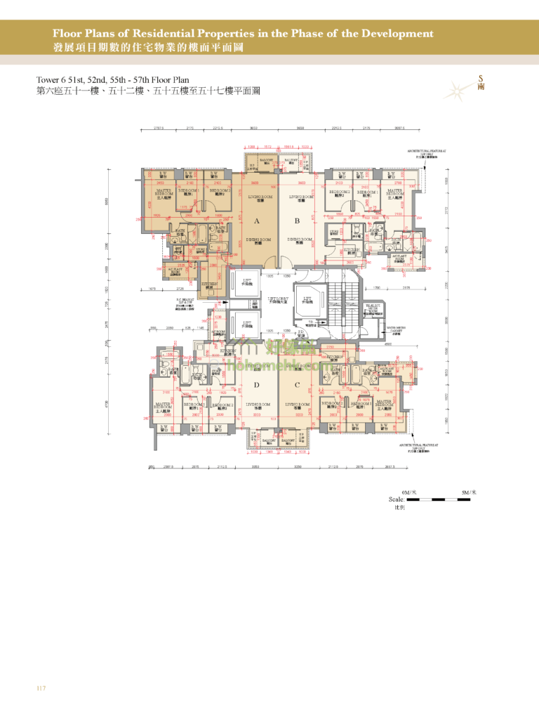御龍山 THE PALAZZO 第二期 第6座 平面圖