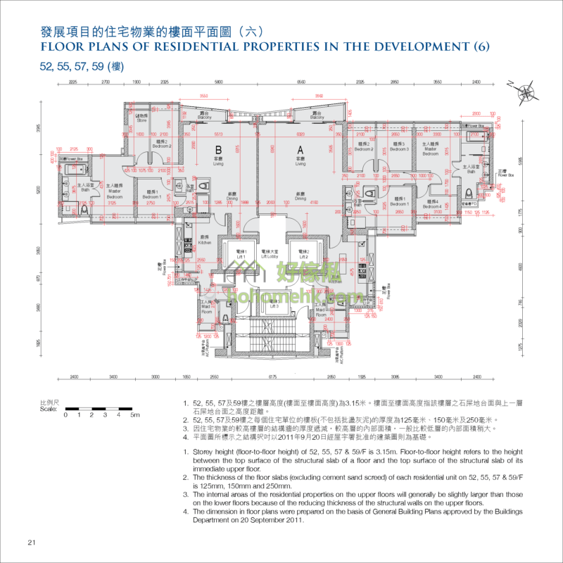懿峯 SEYMOUR 平面圖