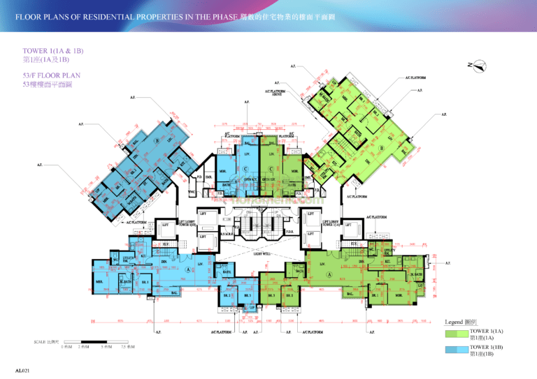 日出康城 LOHAS PARK 第IVA期 PHASE IVA 1座 平面圖