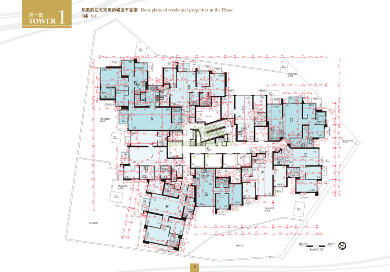 日出康城 LOHAS PARK 第VIII期 PHASE VIII SEA TO SKY 1座 平面圖