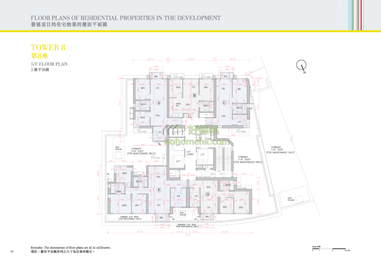 全城滙 PARC CITY 8座 平面圖