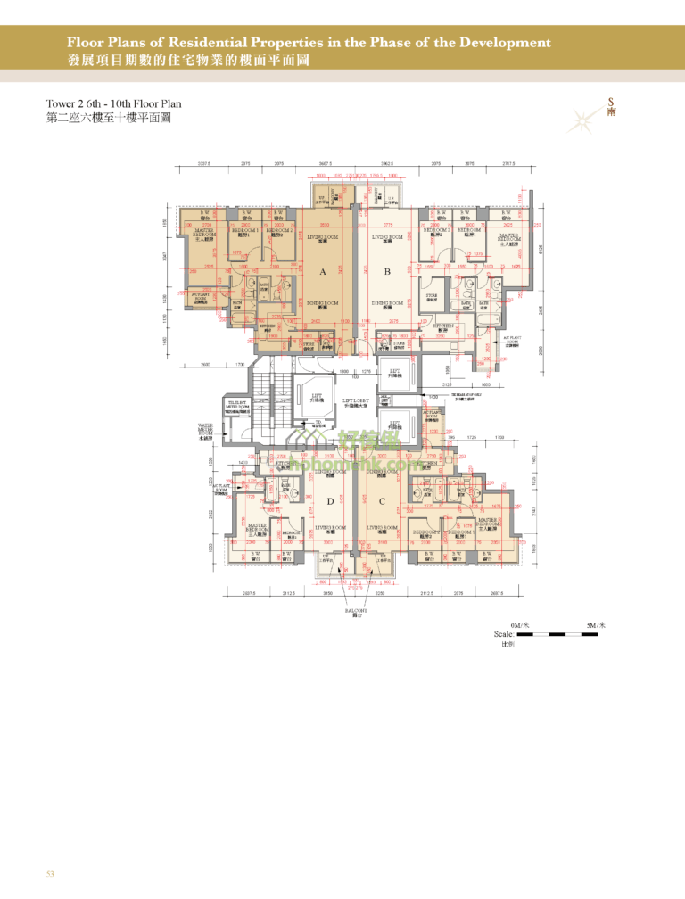 御龍山 THE PALAZZO 第二期 第2座 平面圖