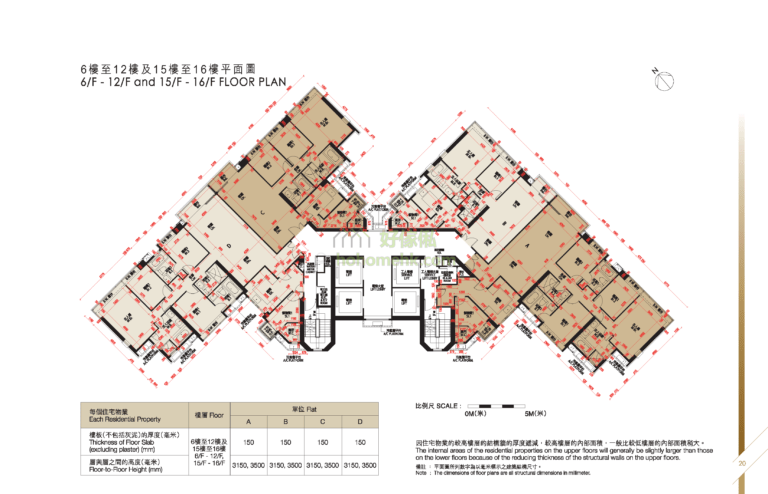 帝滙豪庭 WELLESLEY 平面圖