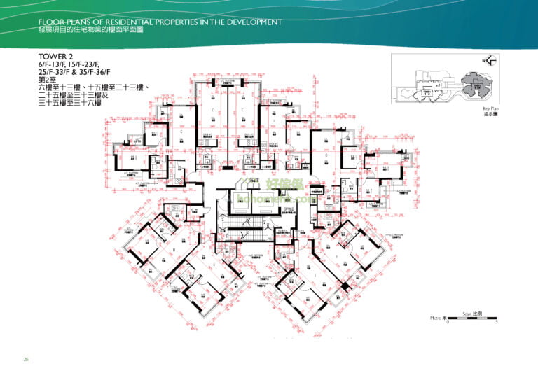 煥然懿居 ERESIDENCE 第2座 平面圖