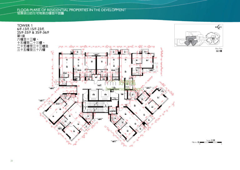 煥然懿居 ERESIDENCE 第1座 平面圖