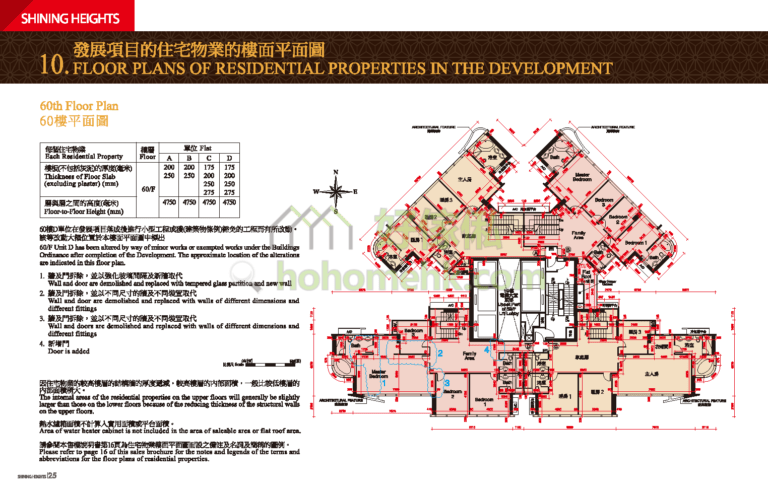 亮賢居 SHINING HEIGHTS 平面圖