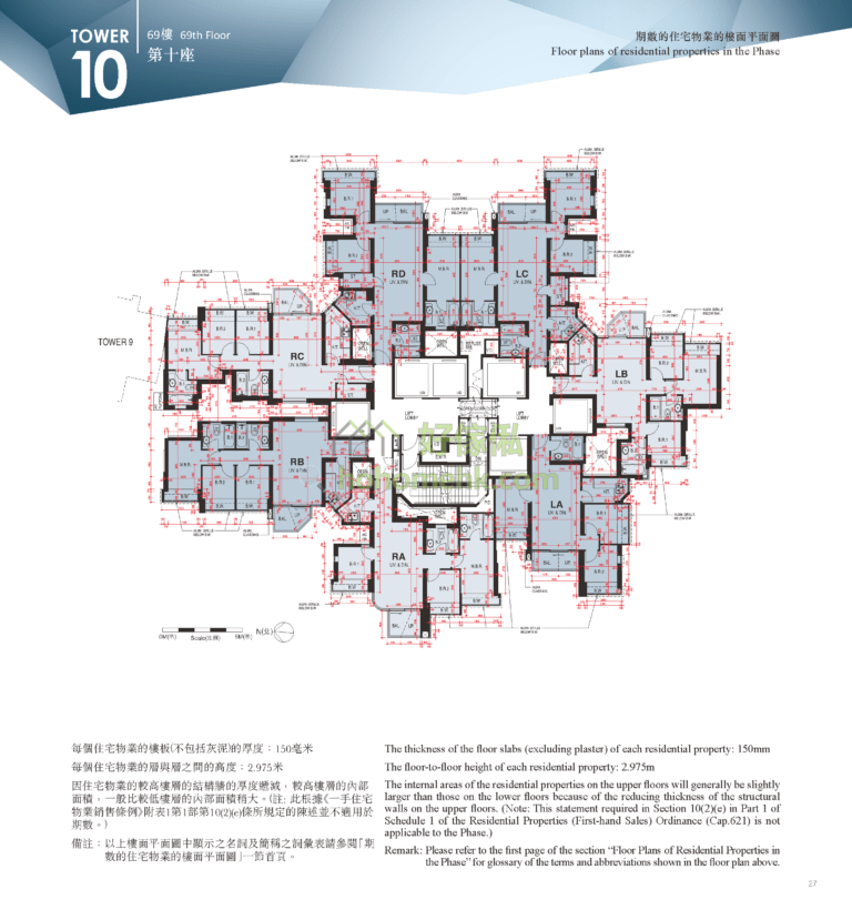 日出康城 LOHAS PARK 領凱 LA SPLENDEUR 第IIC期 PHASE IIC 10座 平面圖
