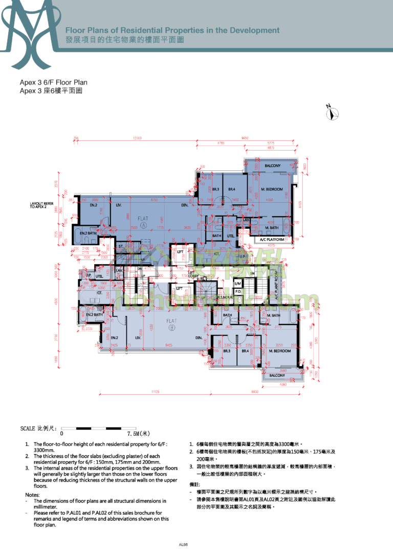 雲端 ST MORITZ APEX 3座 平面圖