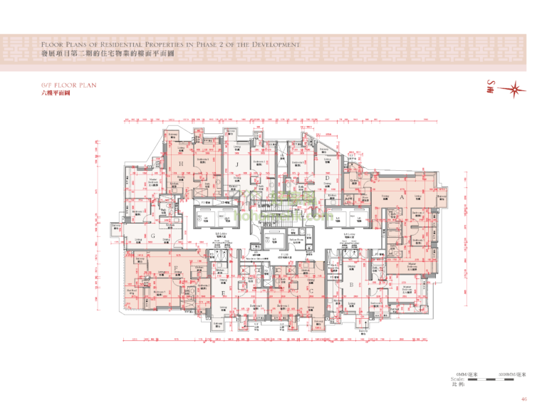 囍滙 THE AVENUE 1座 平面圖