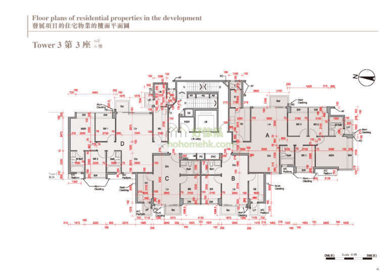 蔚林 THE WOODSIDE 3座 平面圖