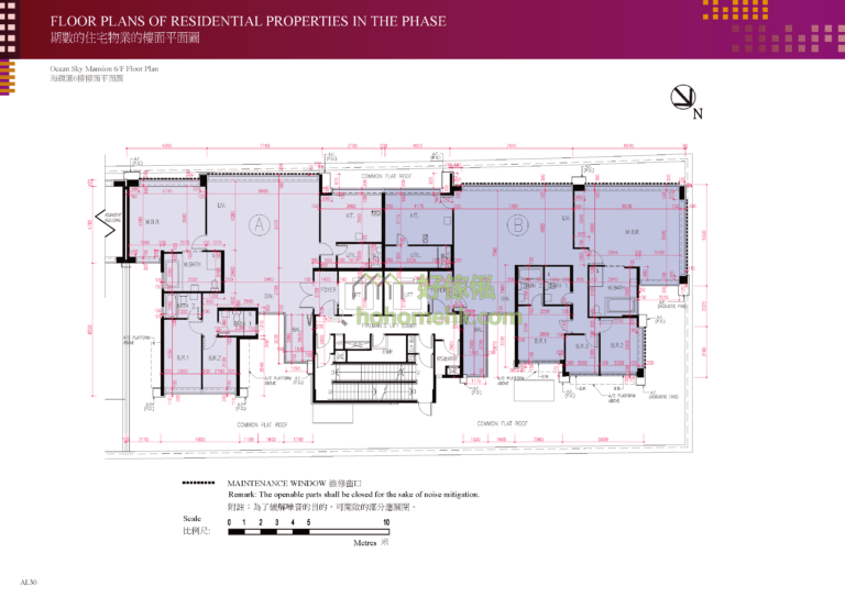 匯璽 CULLINAN WEST 1期 海鑽匯 OCEAN SKY MANSION 平面圖