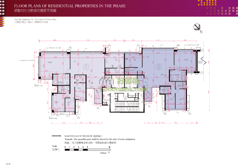 匯璽 CULLINAN WEST 1期 日鑽匯 SUN SKY MANSION 平面圖