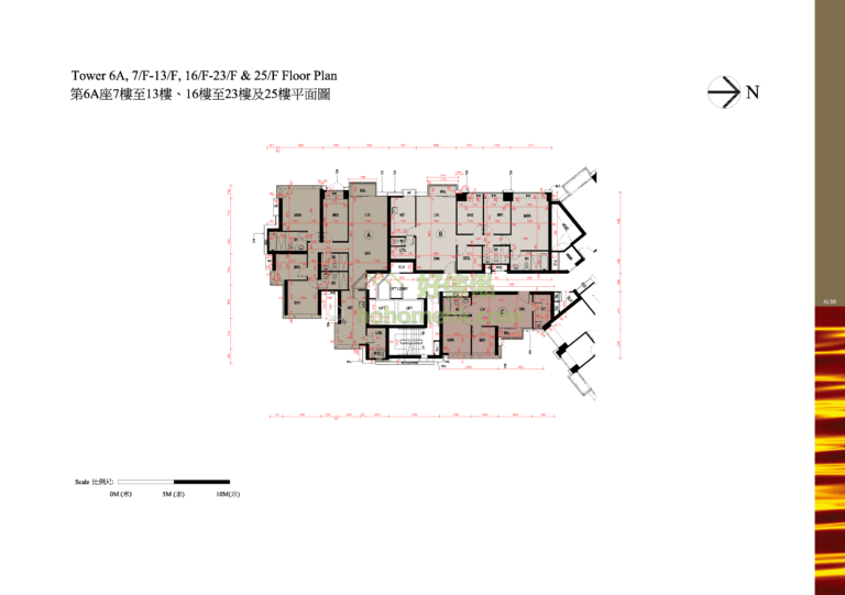 瓏璽 IMPERIAL CULLINAN 第6A座 平面圖