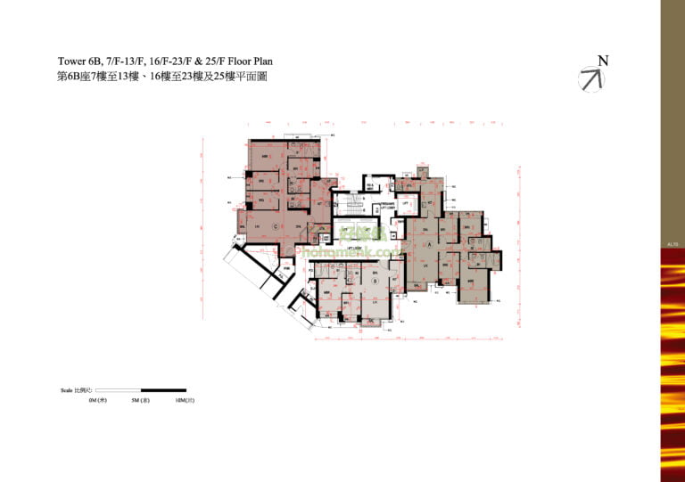 瓏璽 IMPERIAL CULLINAN 第6B座 平面圖
