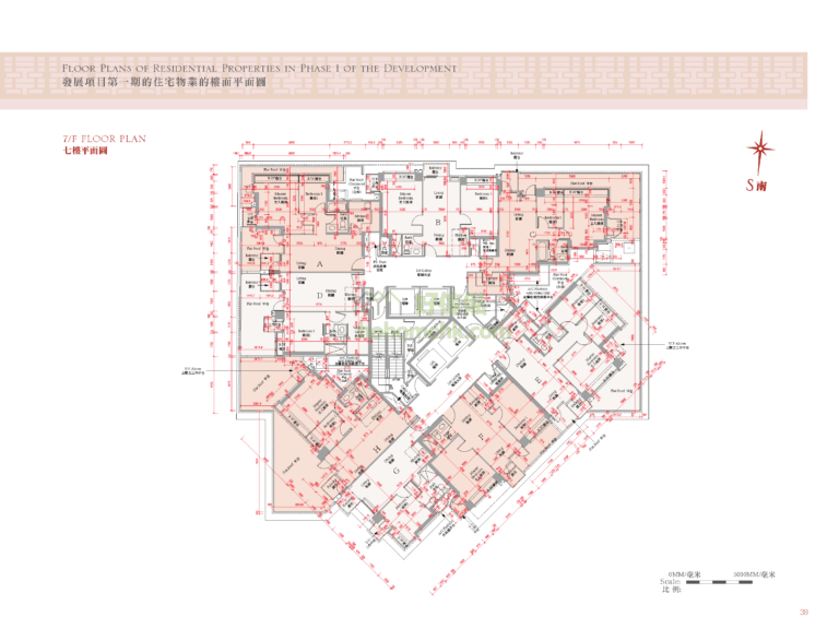 囍滙 THE AVENUE 1期 平面圖