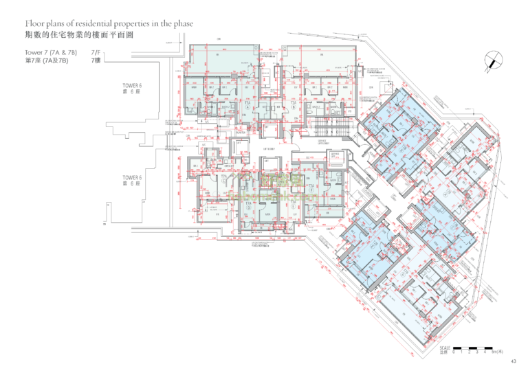 柏傲莊 THE PAVILIA FARM 7座 平面圖