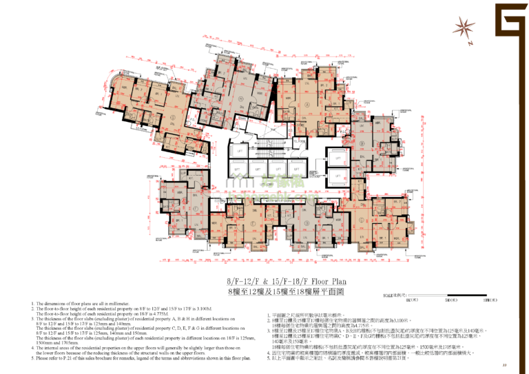 瓏門 CENTURY GATEWAY 1期 2座 平面圖