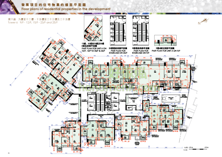 皓畋 MANTIN HEIGHTS 6座 平面圖