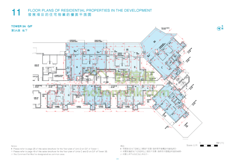 逸瓏灣8 MAYFAIR BY THE SEA 8 3A座 平面圖