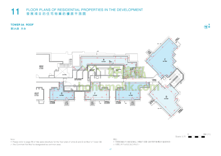 逸瓏灣8 MAYFAIR BY THE SEA 8 3A座 平面圖