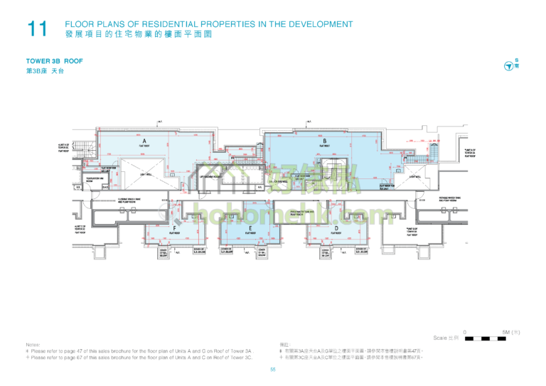 逸瓏灣8 MAYFAIR BY THE SEA 8 3B座 平面圖