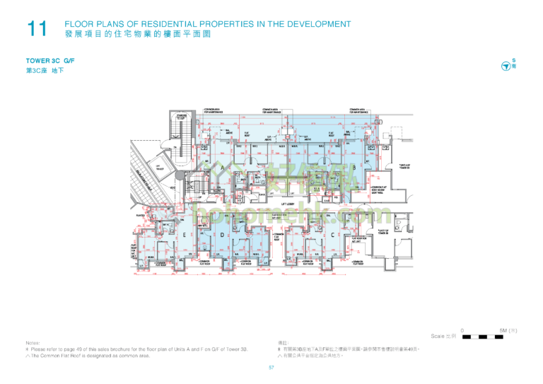 逸瓏灣8 MAYFAIR BY THE SEA 8 3C座 平面圖