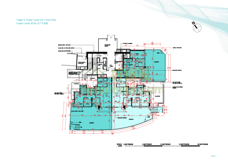 雲海 ST. BARTHS CEDAR COURT 2座 平面圖