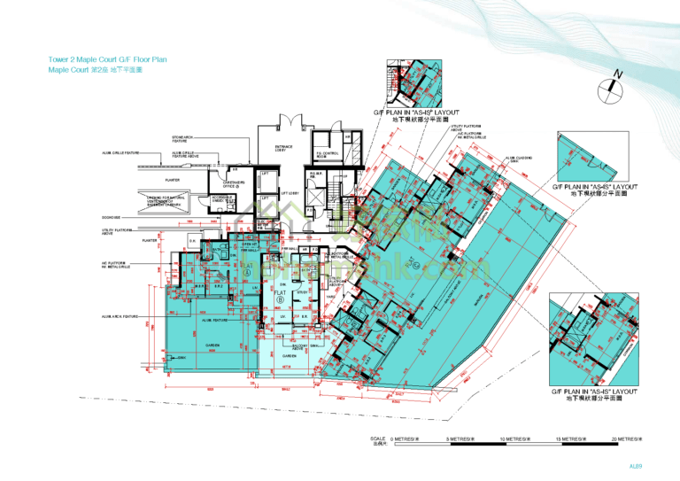 雲海 ST. BARTHS MAPLE COURT 2座 平面圖