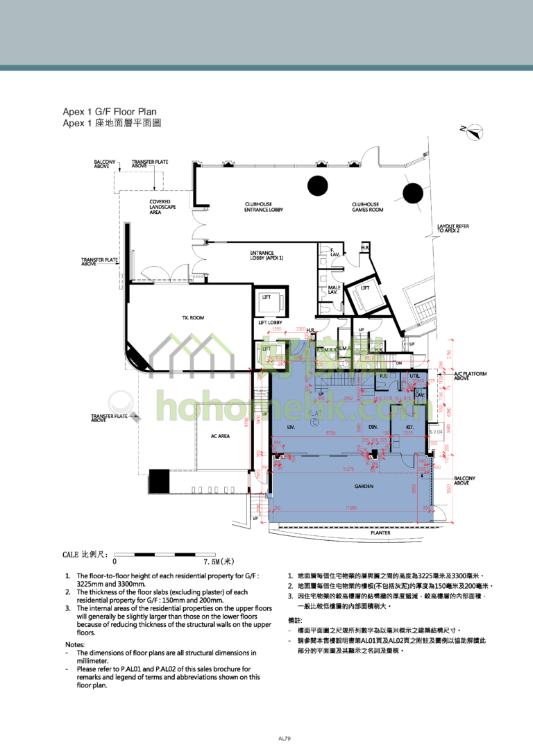 雲端 ST MORITZ APEX 1座 平面圖