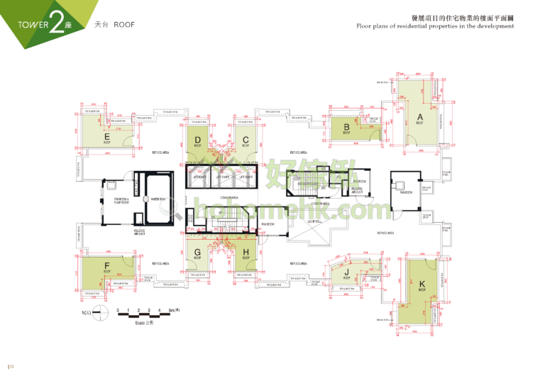 世宙 YUCCIE SQUARE 2座 平面圖