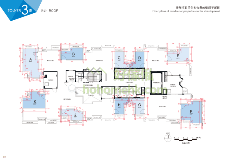 世宙 YUCCIE SQUARE 3座 平面圖