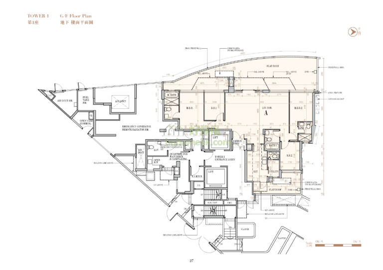 SILVERSANDS 1座 平面圖