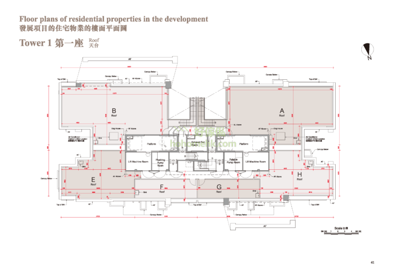 溱柏 PARK SIGNATURE 1座 平面圖