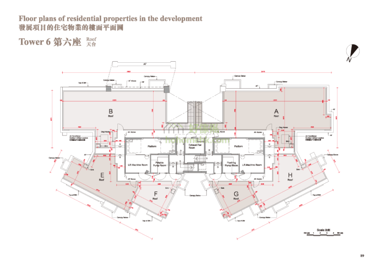 溱柏 PARK SIGNATURE 6座 平面圖