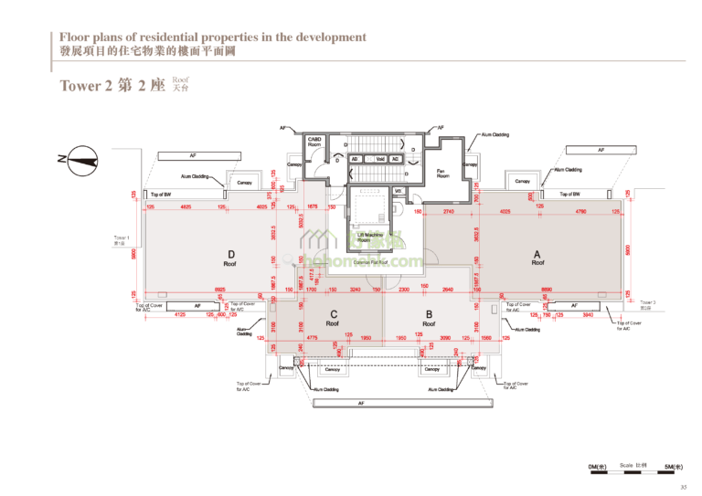 蔚林 THE WOODSIDE 2座 平面圖