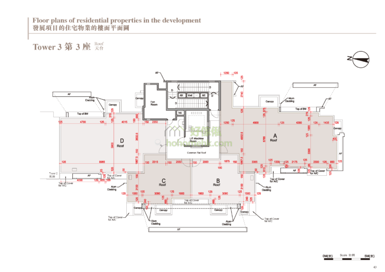蔚林 THE WOODSIDE 3座 平面圖