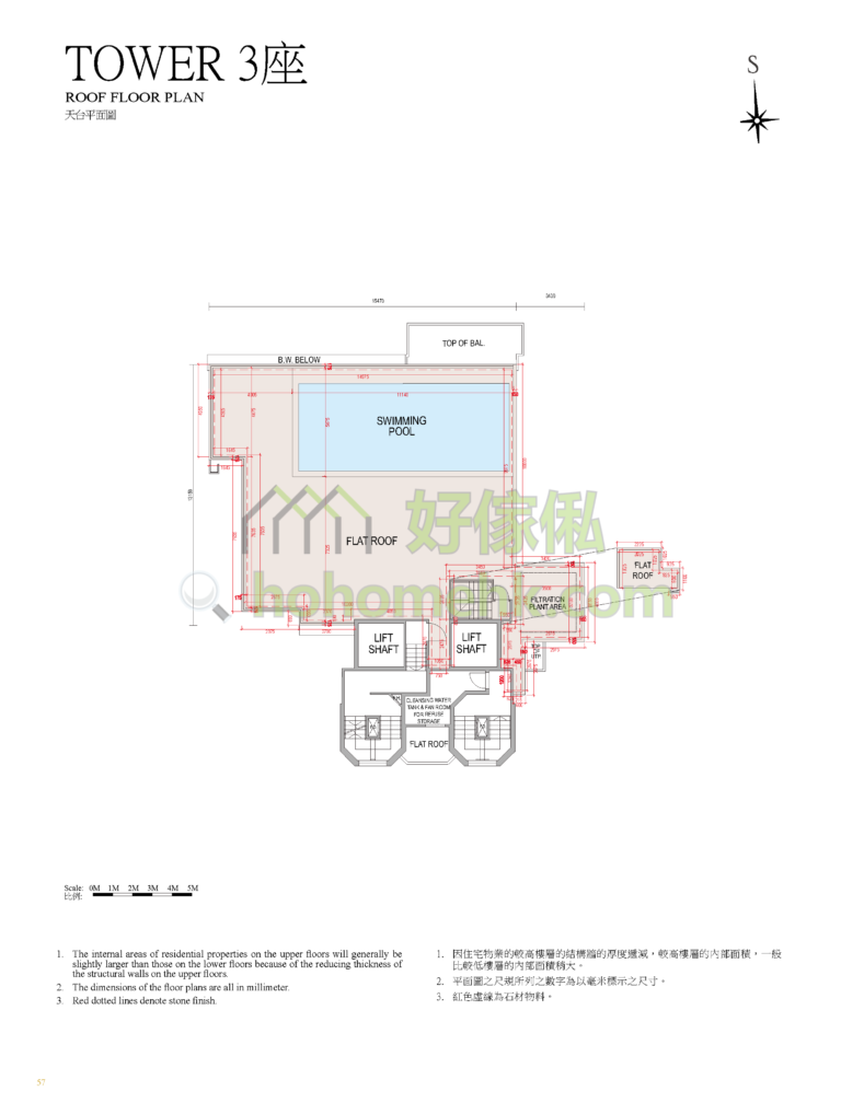 逸瓏 ONE MAYFAIR 3座 平面圖