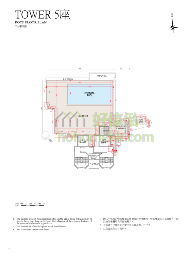 逸瓏 ONE MAYFAIR 5座 平面圖